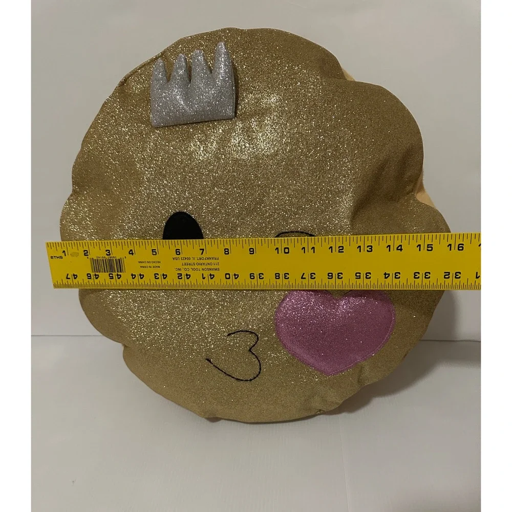 Pottery Barn Kids PBK Costume Emoji Gold Halloween Kids Child Size 4-6